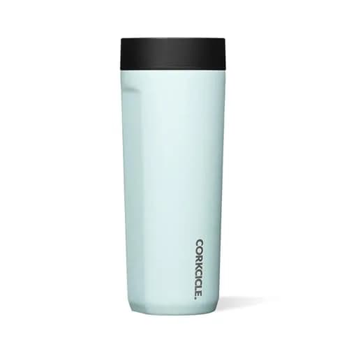 Corkcicle Commuter Cup 17 oz (503 ml) with 360° Sip Lid, Gloss Powder Blue | Insulated Stainless Steel Travel Mug thumbnail 1