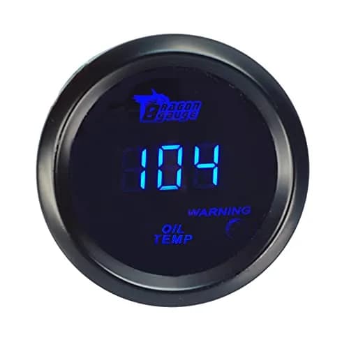 ESUPPORT Car 2" 52mm Digital Oil Temp Gauge Fahrenheit | Bright LED Display, 12V, Universal Fit thumbnail 5