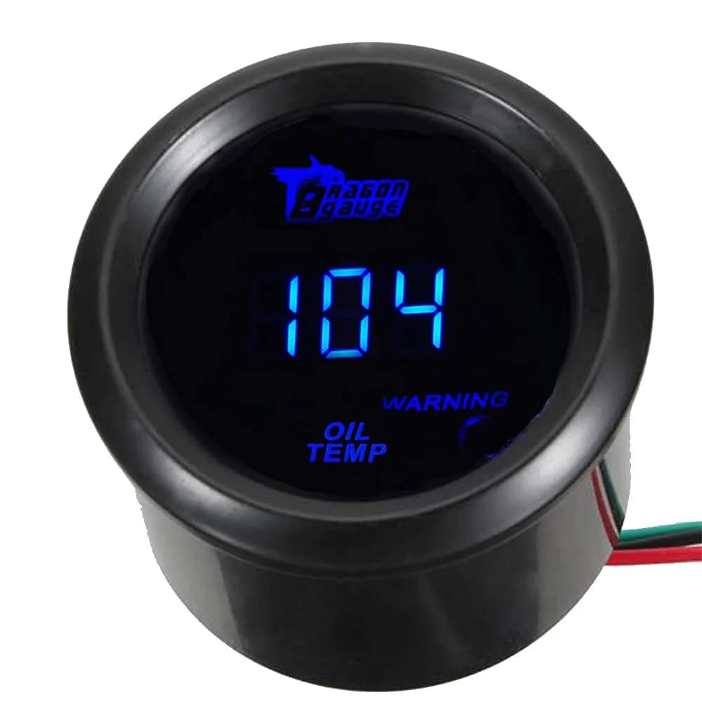 ESUPPORT Digital Oil Temperature Gauge Kit 52mm (2") 40-150°C | Vehicle Engine Monitoring — Oil Temp F Gauge