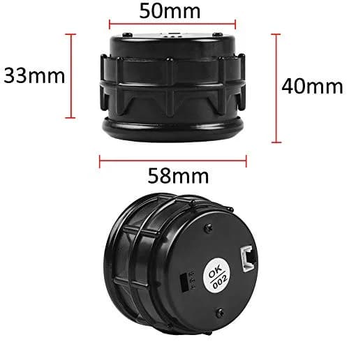 ESUPPORT Car 2" 52mm Digital Oil Temp Gauge Fahrenheit | Bright LED Display, 12V, Universal Fit thumbnail 4