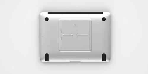 MAJEXTAND Invisible Laptop Stand, Stick-On 6-Level Riser for Mobile Work | Ultra-slim, 18-inch support, 6 height levels thumbnail 4