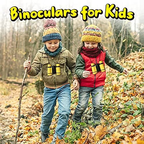 ESSENSON Kids Binoculars Yellow 4x30mm (150g) | Shockproof Outdoor Toy for Ages 3-12 thumbnail 5