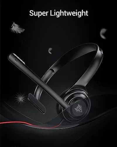 NUBWO HW02 USB Headset with Microphone Noise Cancelling & Inline Control | Ultra Comfort Wired Office Headphone thumbnail 3