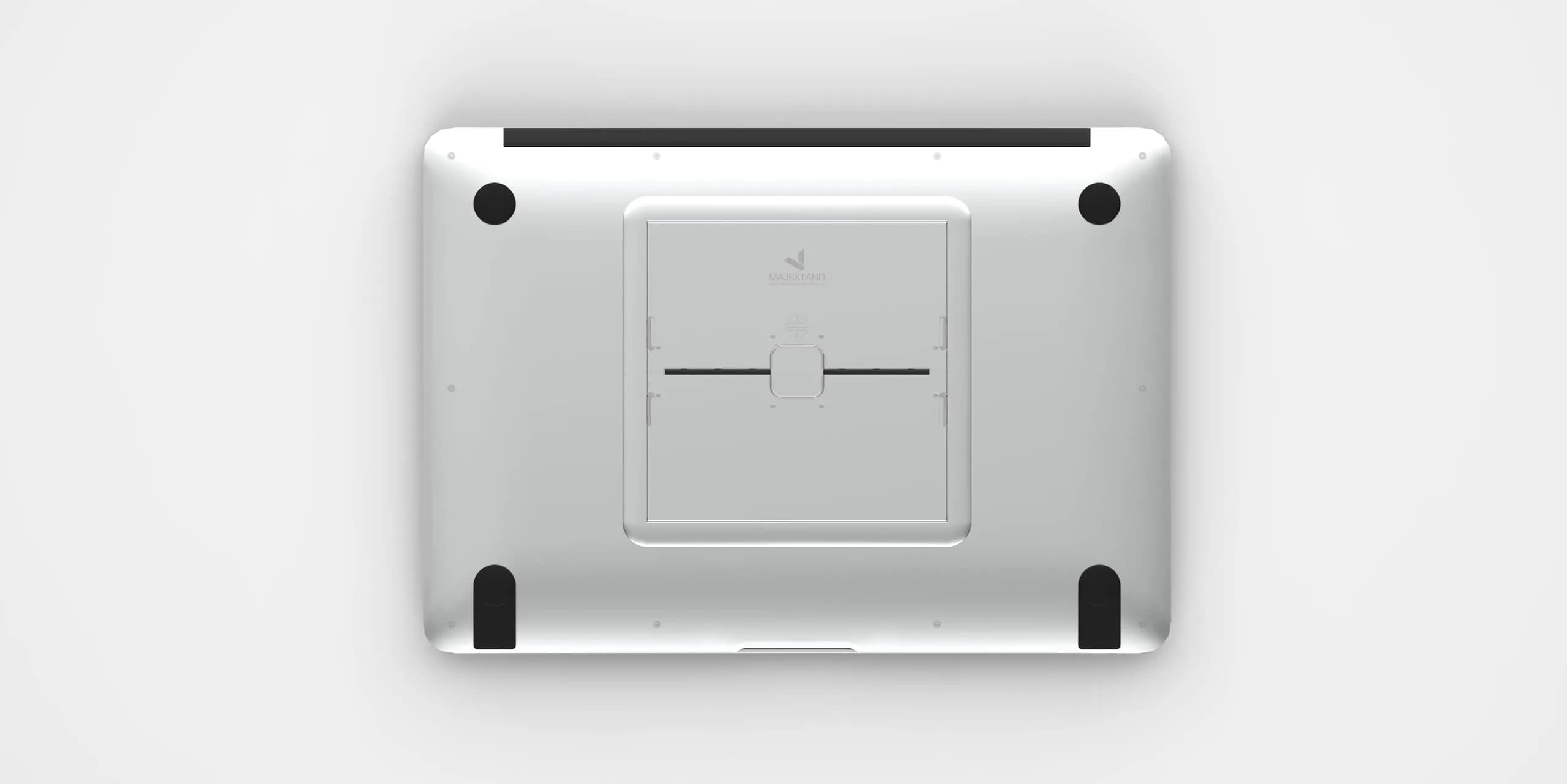 MAJEXTAND Invisible Laptop Stand, Stick-On 6-Level Riser for Mobile Work | Ultra-thin, Portable, Supports Up to 18" Laptops thumbnail 4