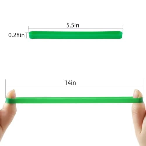 ZZJMCH Silicone Rubber Bands 12 Pack | Heat & UV Resistant, Reusable, 5.5 Inch thumbnail 2