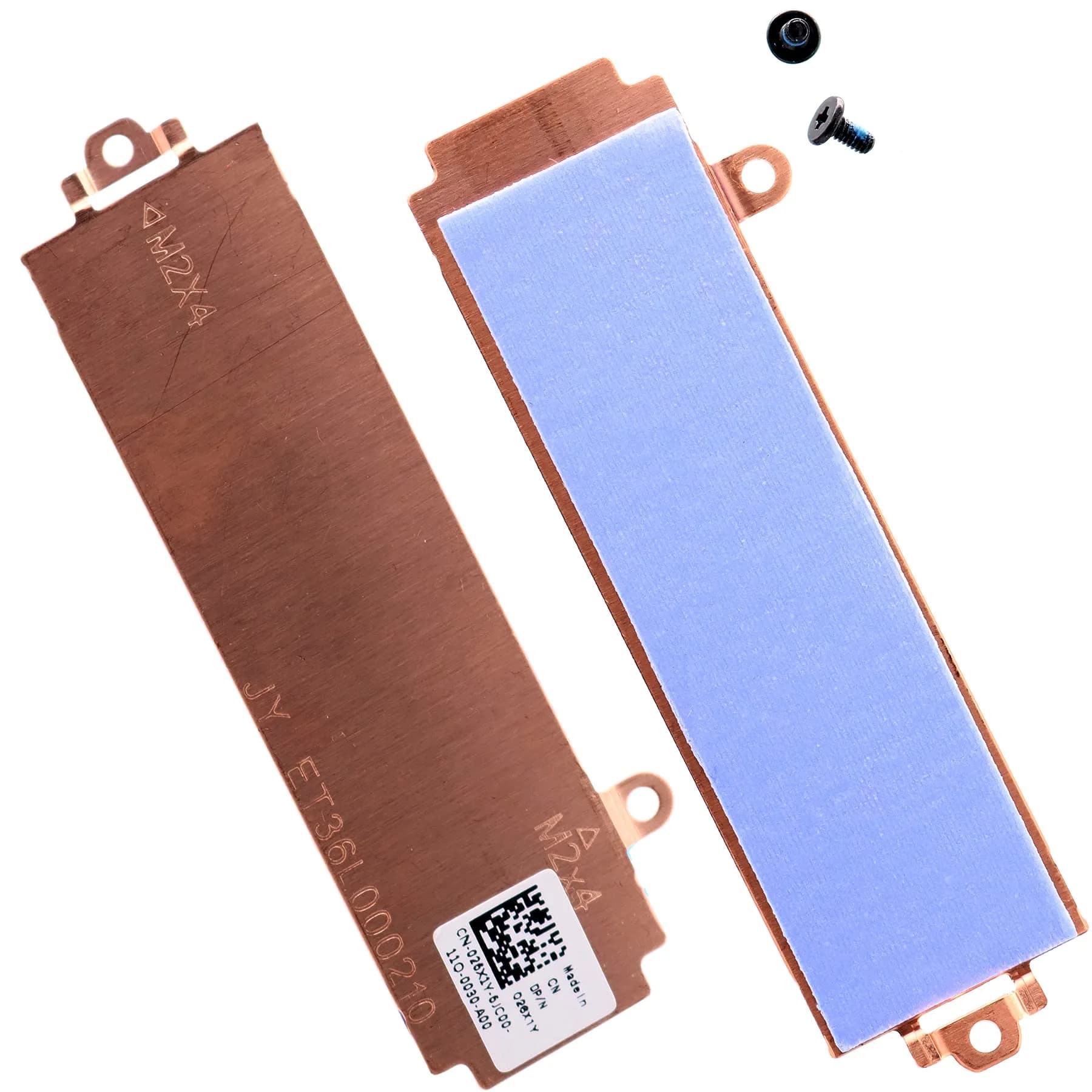 N\A Slot 2/Slot 1 M.2 2280 SSD Heatsink Cover Thermal Pad 29GT8 26X1Y for Dell G15 5510 — M.2 2280 Heatsink Thermal