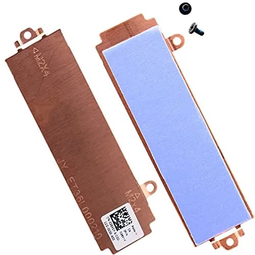 N\A Slot 2/Slot 1 M.2 2280 SSD Heatsink Cover Thermal Pad 29GT8 26X1Y for Dell G15 5510 thumbnail 1