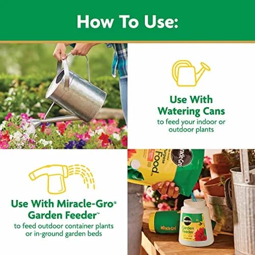 Miracle-Gro Water Soluble All Purpose Plant Food 2.27 kg (5 lb) | Feeds All Plants Instantly thumbnail 7