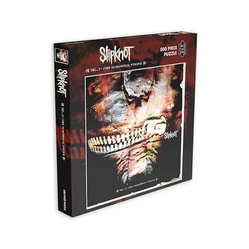 RockSaws Slipknot Vol 3: The Subliminal Verses 500 Piece Jigsaw Puzzle | Music & Heavy Metal Art thumbnail 1