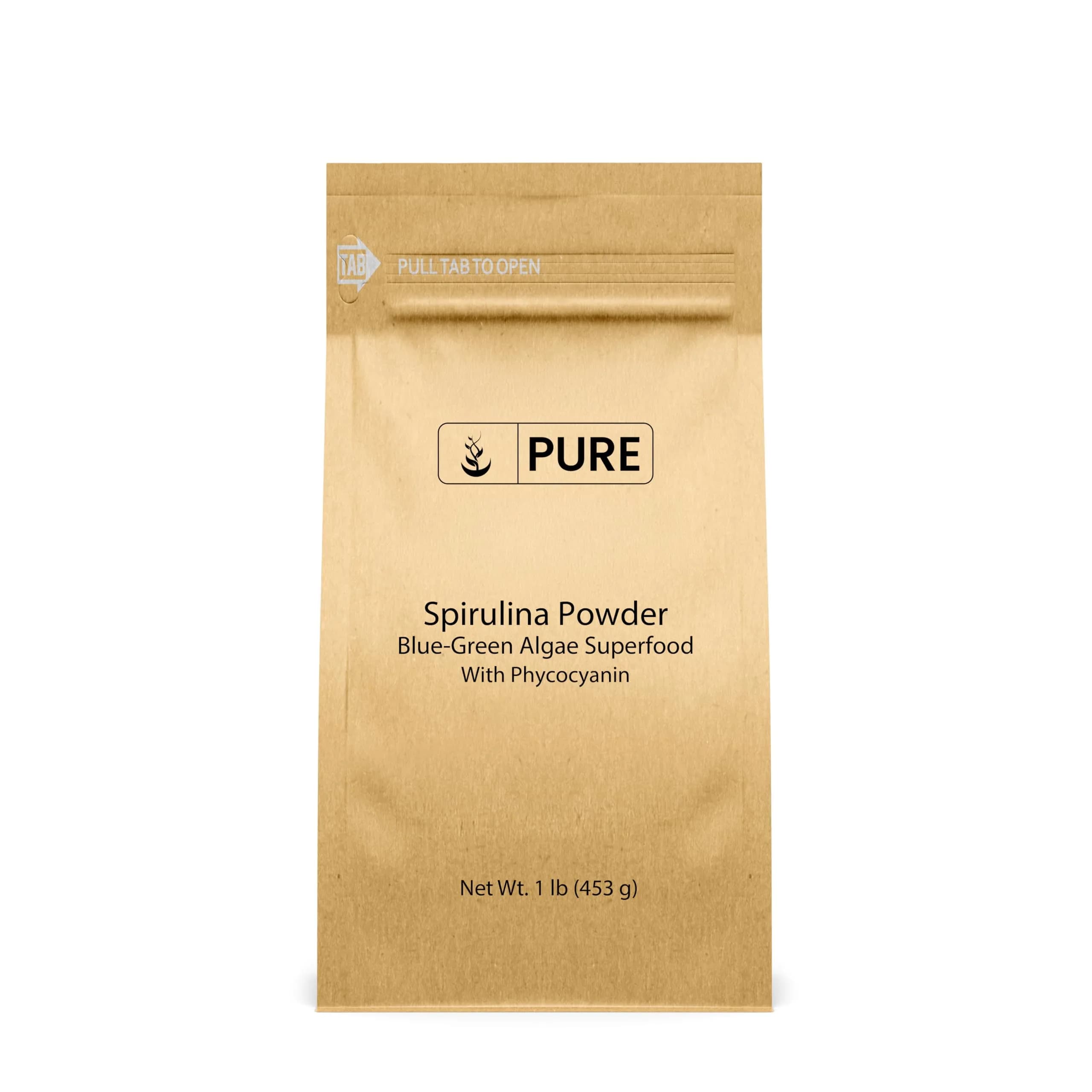 PURE ORIGINAL INGREDIENTS Spirulina Powder 1 Lb | Pure, Organic & Filler-Free Supplement for Adults
