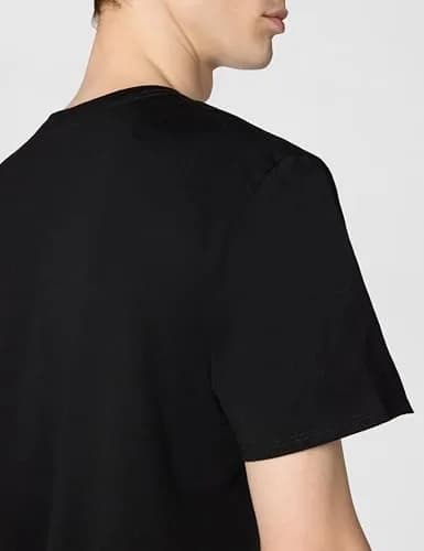 KARL LAGERFELD Men's Karl Character Headphones Shirt, Black, M | Reflective Graphic Crew Neck thumbnail 4