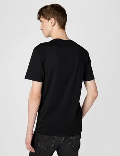 KARL LAGERFELD Men's Karl Character Headphones Shirt, Black, L | Reflective Graphic Cotton T-Shirt thumbnail 3