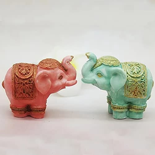Oren Turkey 3D Elephant Silicone Mold | Food & Soap Safe, Pink, 7.5x6.2x4.3cm thumbnail 3