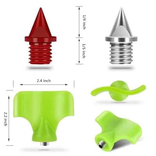 Lejof 1/4 Inch Carbon Steel Track Spikes | Lightweight, Durable & Suitable for Track & Cross Country thumbnail 2
