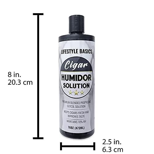 Lifestyle Basics Humidor Solution 473ml (16 fl oz) | Maintains 70% RH for Fresh Cigars thumbnail 4