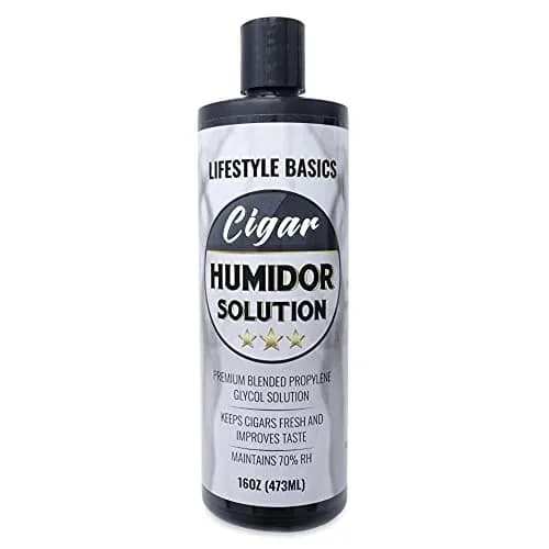 Lifestyle Basics Humidor Solution 473ml (16 fl oz) | Maintains 70% RH for Fresh Cigars thumbnail 1