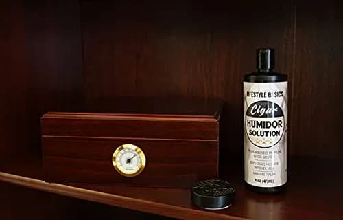 Lifestyle Basics Humidor Solution 473ml (16 fl oz) | Maintains 70% RH for Fresh Cigars thumbnail 3