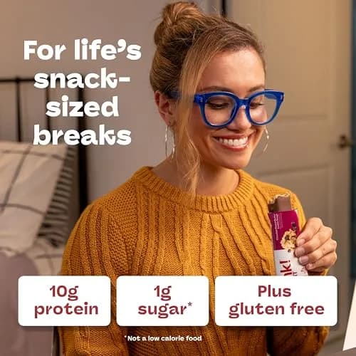 think! Delight Protein Bars, Chocolate Peanut Butter Cookie Dough, 10 Count | Keto Friendly, 10g Protein, Low Sugar thumbnail 5