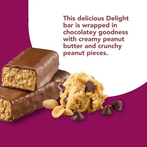 think! Delight Protein Bars, Chocolate Peanut Butter Cookie Dough, 10 Count | Keto Friendly, 10g Protein, Low Sugar thumbnail 8