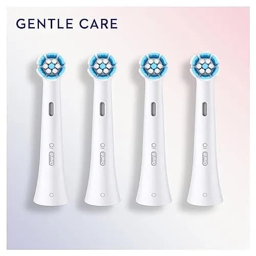 Oral-B iO Gentle Care Replacement Brush Heads 4 Count Soft Cleaning | Gentle on Gums thumbnail 5
