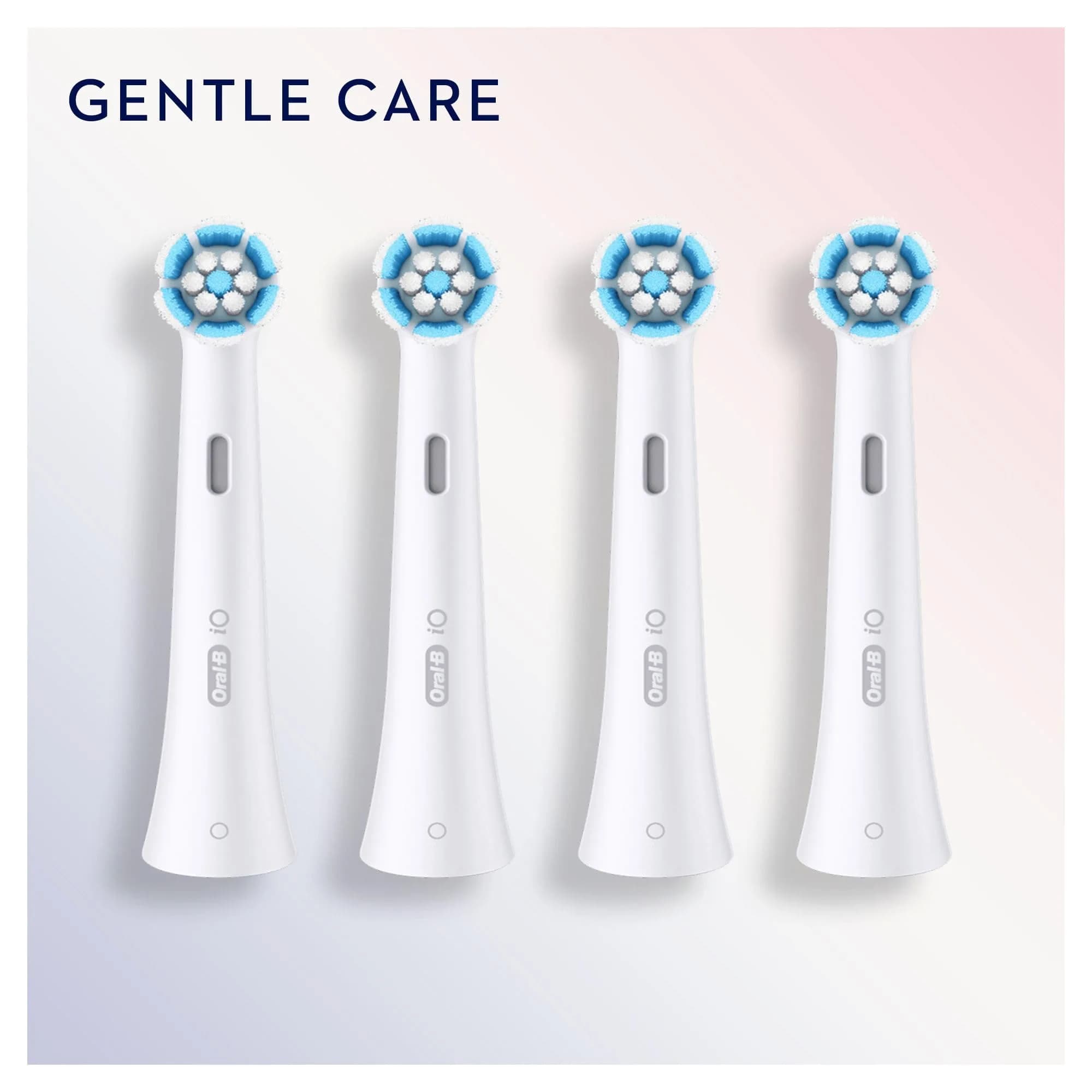 Oral-B iO Gentle Care Replacement Brush Heads 4 Count Soft Cleaning | Gentle on Gums - view 5