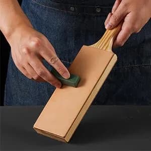 Angerstone Oversize Double Sided Leather Strop Kit (3" Knife Leather) | Razor Sharp Knives & Woodcarving Tools thumbnail 8