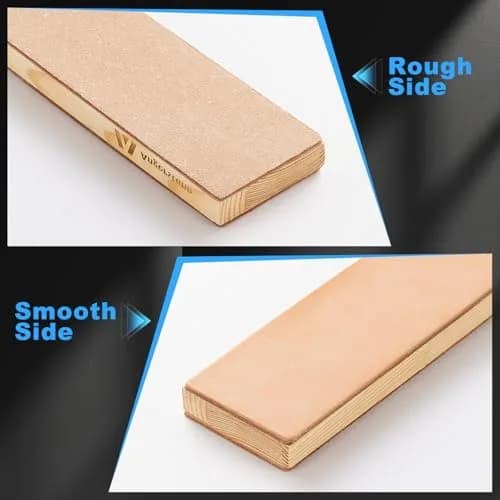 Angerstone Oversize Double Sided Leather Strop Kit (3" Knife Leather) | Razor Sharp Knives & Woodcarving Tools thumbnail 3