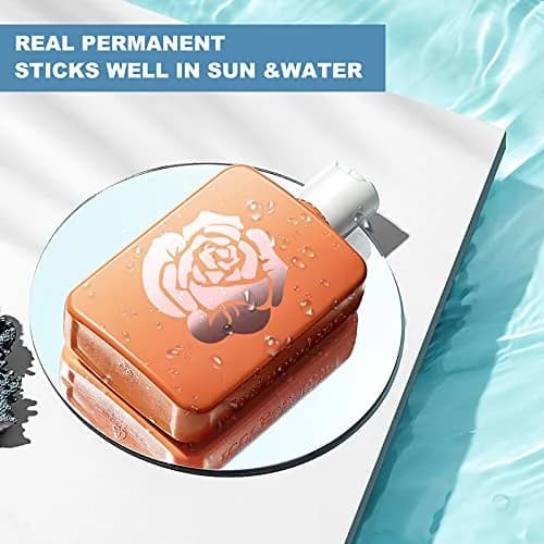 HTVRONT Rose Gold Chrome Permanent Vinyl Roll 3.04m (12" x 10FT) | Waterproof Mirror Finish for Cricut thumbnail 4