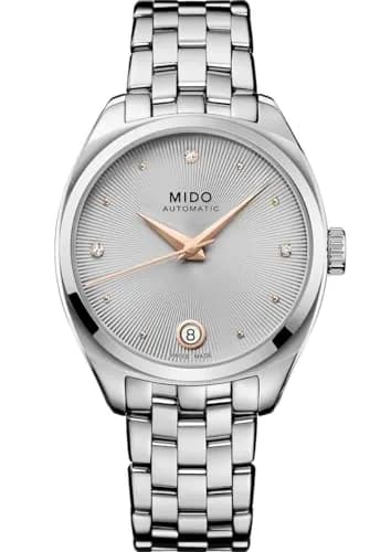 MIDO Belluna Royal Lady - Swiss Automatic Watch for Women - Silver Dial - Case 33.4mm thumbnail 1