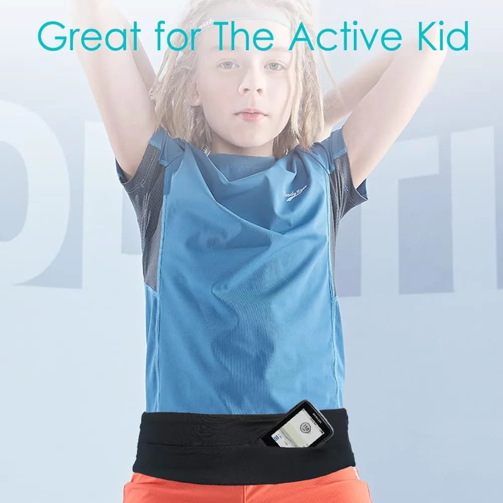 Hola Health Kids Diabetic Belt, T1D Children Insulin Pump Holder, Type 1 Diabetes Adjustable Waist Band Medical Devices Accessories for EpiPens, Girls, Boys (Waist 20-30 inches) - view 2