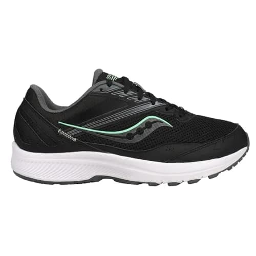 Saucony Women's Cohesion 15 Running Shoe, Black/Meadow, 10.5 | Versatile Cushioning for Runners thumbnail 2