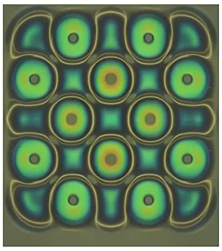 metisinno Magnetic Field Viewing Film 10.16cm x 10.16cm (4"x4") | Visualise Magnetic Flux Patterns thumbnail 1