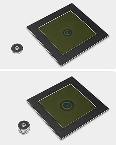 metisinno Magnetic Field Viewing Film 10.16cm x 10.16cm (4"x4") | Visualise Magnetic Flux Patterns thumbnail 7