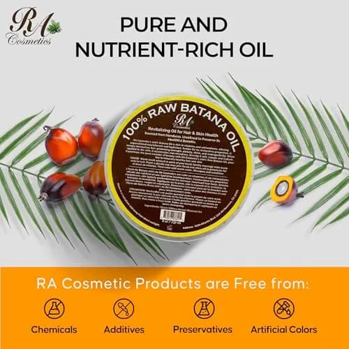 RA COSMETICS Batana Hair Oil 16 oz | Natural, Unrefined, Moisturizing & Strengthening Hair Oil for All Hair Types thumbnail 6