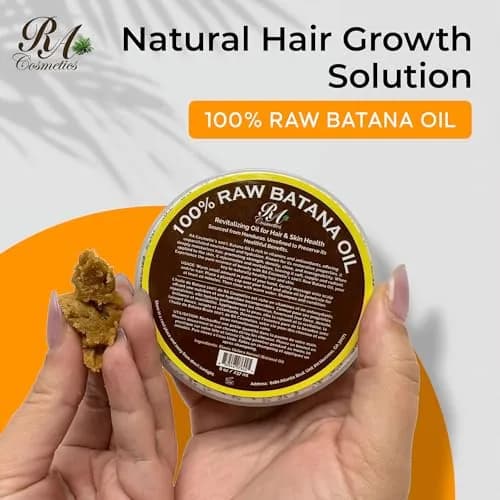 RA COSMETICS Batana Hair Oil 16 oz | Natural, Unrefined, Moisturizing & Strengthening Hair Oil for All Hair Types thumbnail 2