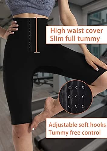 QZSH Women's Sauna Pants with Adjustable Hooks & M-Shaped Hip Lift - Medium thumbnail 5