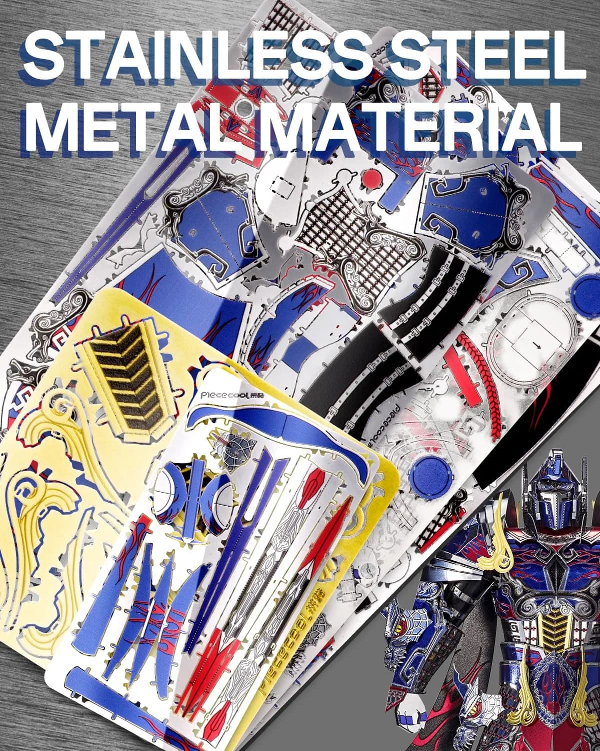 Piececool The Titan 3D Metal Puzzle Model Kit 157 Pcs | Educational STEM Building Toy - view 4