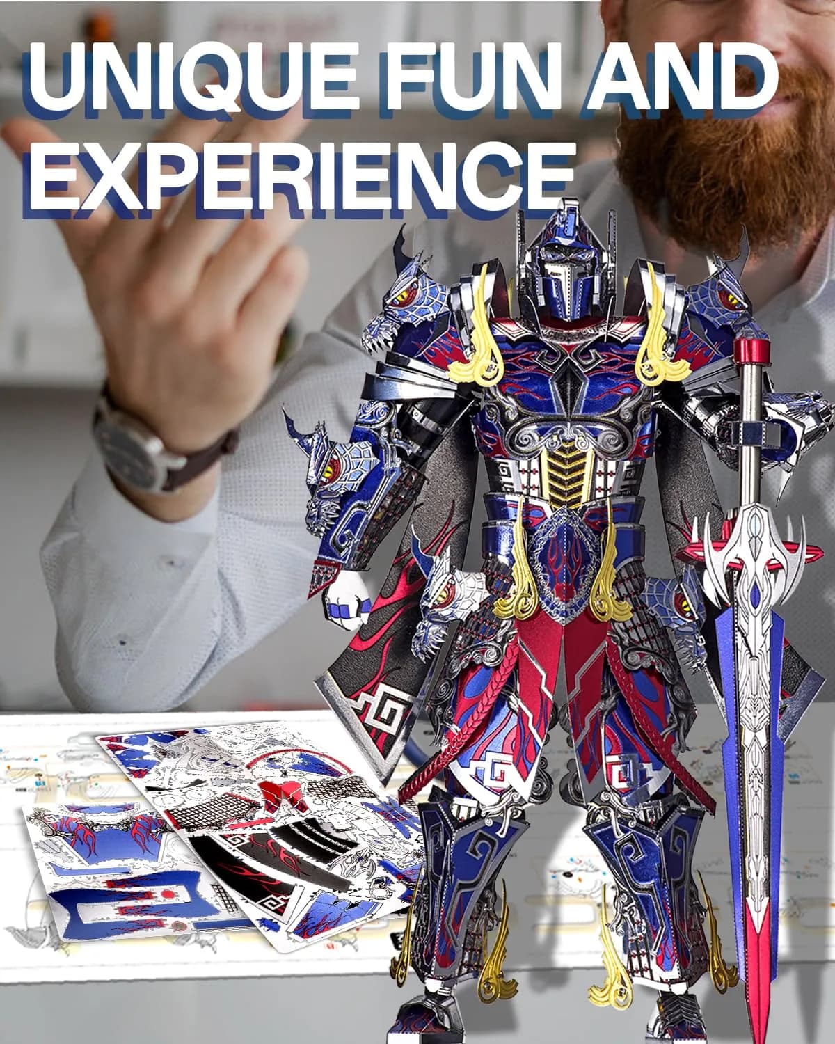 Piececool The Titan 3D Metal Puzzle Model Kit 157 Pcs | Educational STEM Building Toy - view 6