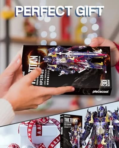 Piececool The Titan 3D Metal Puzzle Model Kit 157 Pcs | Educational STEM Building Toy thumbnail 7