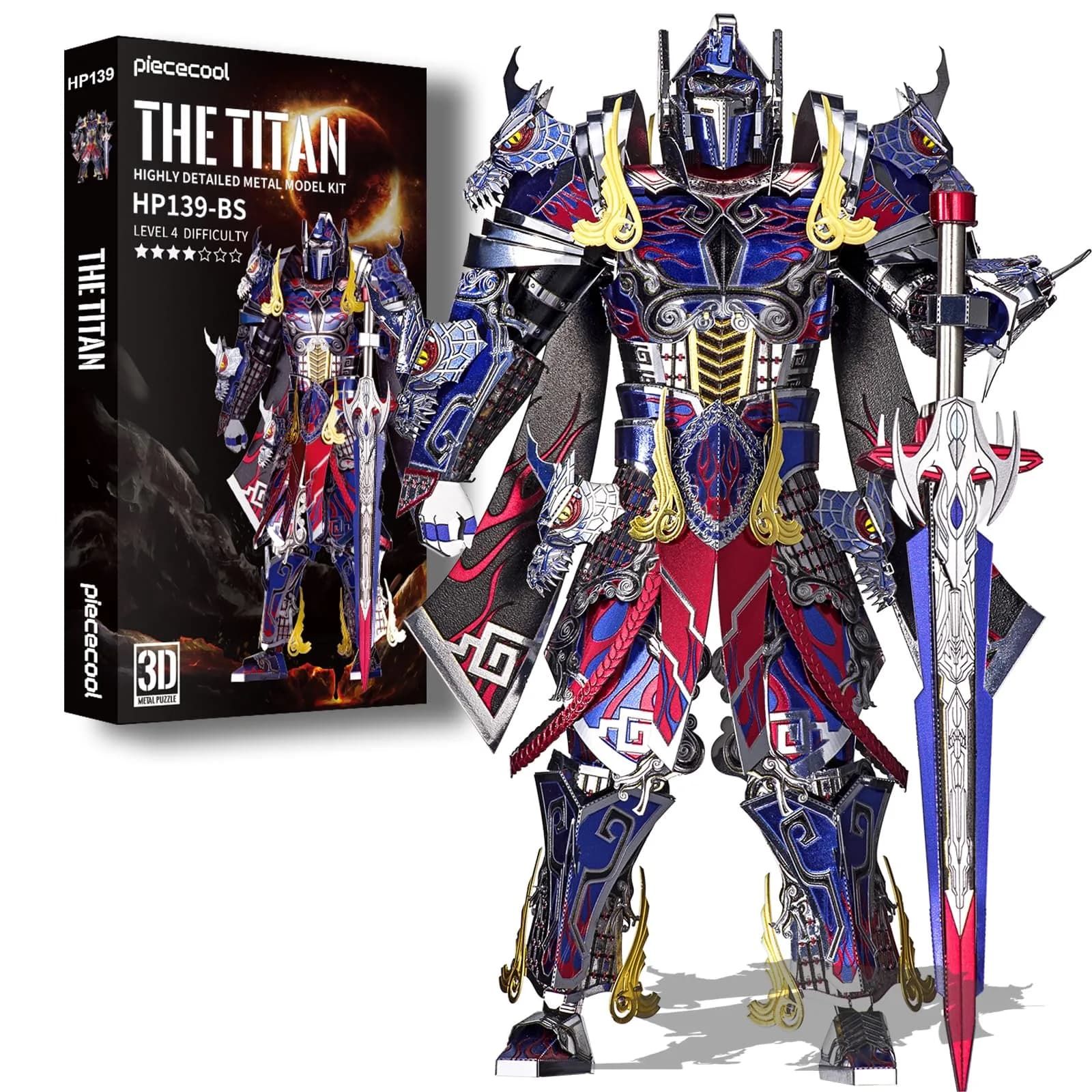 Piececool The Titan 3D Metal Puzzle Model Kit 157 Pcs | Educational STEM Building Toy