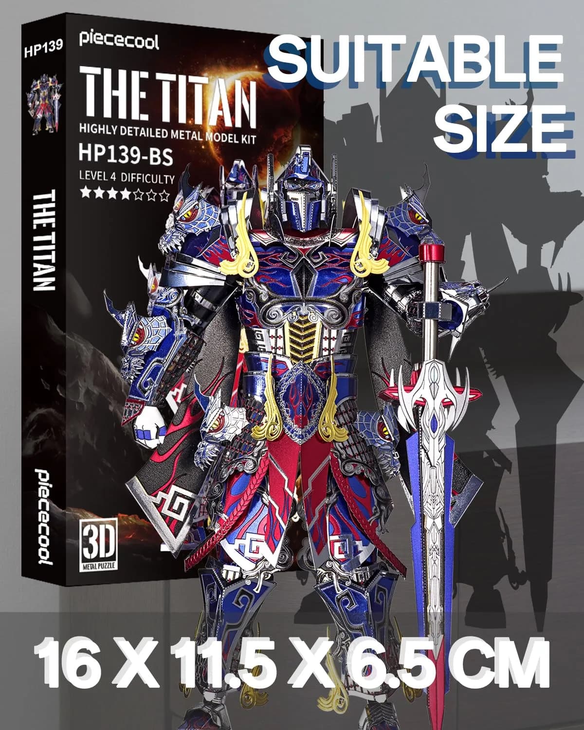 Piececool The Titan 3D Metal Puzzle Model Kit 157 Pcs | Educational STEM Building Toy - view 2