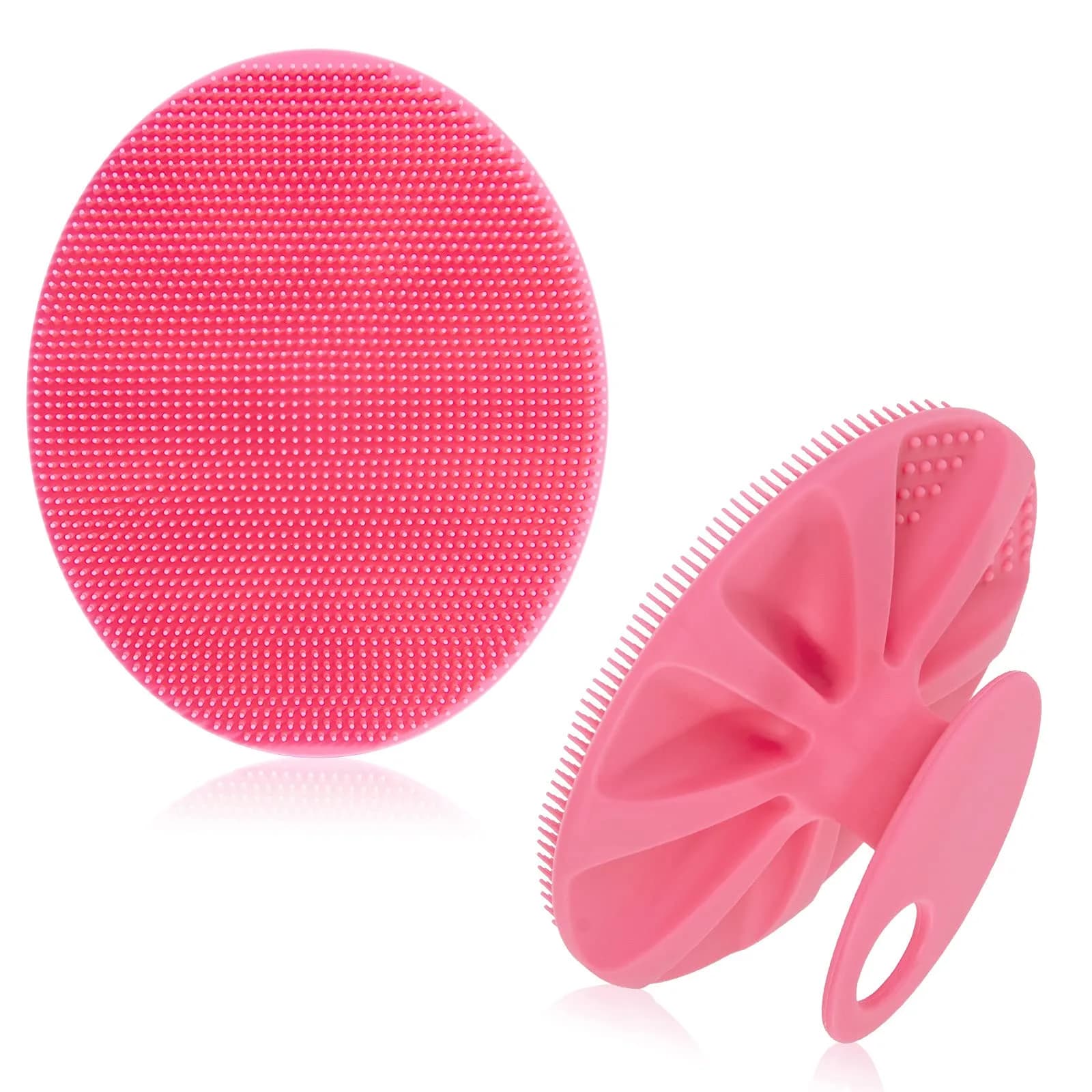 INNERNEED Silicone Body Cleansing Brush Exfoliating Scrubber, Pink | Gentle Massage, Deep Clean, Hygienic Shower Scrub Brush Soft Bristles for All Skin Types, Easy to Hold - view 6