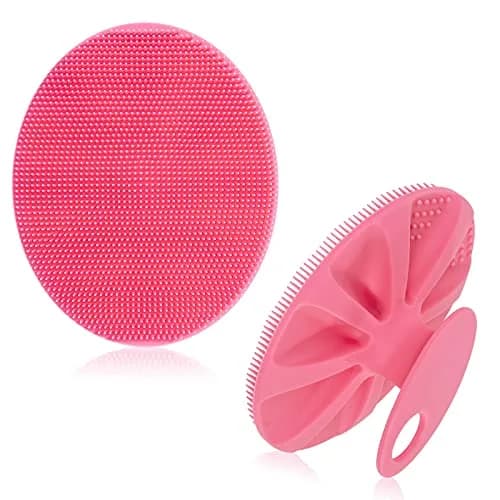 INNERNEED Silicone Body Cleansing Brush Exfoliating Scrubber, Pink | Gentle Massage, Deep Clean, Hygienic Shower Scrub Brush Soft Bristles for All Skin Types, Easy to Hold thumbnail 6