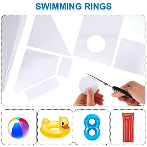 Syhood Vinyl Pool Patch 2.8 ft x 4.1 ft | Waterproof PVC Repair Kit for Pools & Inflatable Items thumbnail 4