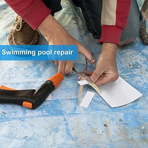 Syhood Vinyl Pool Patch 2.8 ft x 4.1 ft | Waterproof PVC Repair Kit for Pools & Inflatable Items thumbnail 7