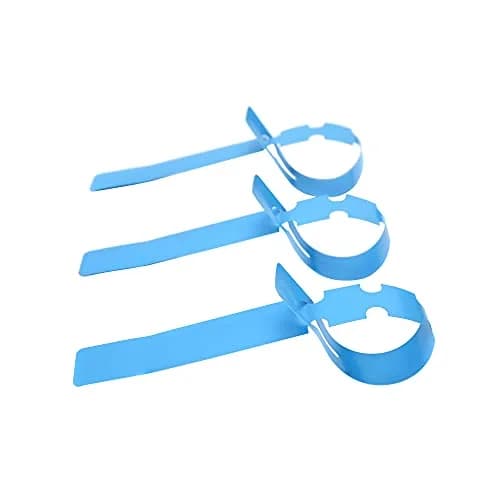 MIHEY Blue 200 Pcs Hanging Plant Tags with Marker Pen 2cm x 20cm (0.79 inch x 7.87 inch) | Durable UV-Resistant Waterproof Labels thumbnail 4
