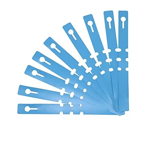 MIHEY Blue 200 Pcs Hanging Plant Tags with Marker Pen 2cm x 20cm (0.79 inch x 7.87 inch) | Durable UV-Resistant Waterproof Labels thumbnail 3