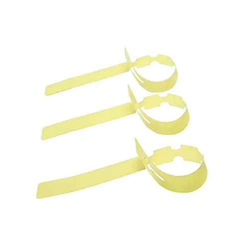 MIHEY Yellow Plastic Plant Tags with Marker Pen, 20cm (7.87 inch) - 200 Pcs | Durable & Waterproof Garden Markers thumbnail 4