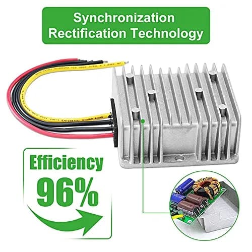 YIPIN HEXHA 36V/48V Power Converter 12V 20A Waterproof Buck Module | High Efficiency thumbnail 4