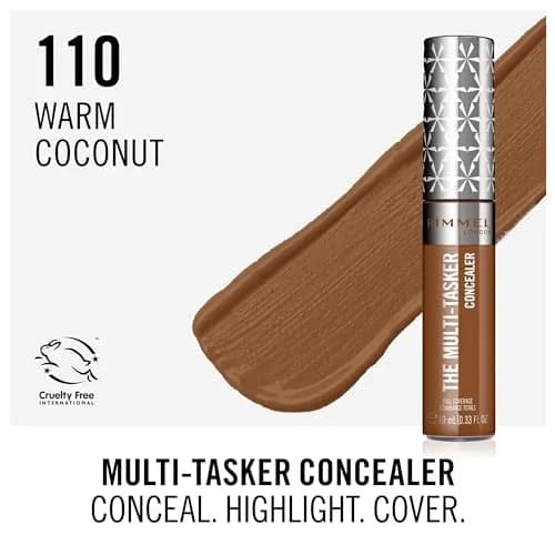 Rimmel Multi-Tasker Concealer 0.33oz | Crease-Proof, Waterproof, 24-Hour Wear, Vegan Formula thumbnail 2